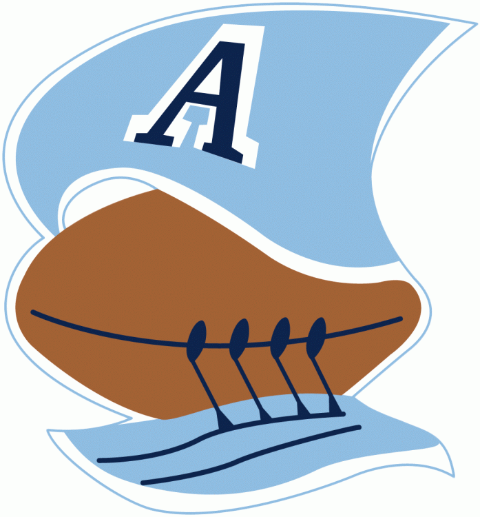 Toronto Argonauts 1976-1988 Primary Logo vinyl decal